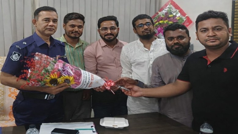 দেওয়ানগঞ্জ প্রেস ক্লাবের সাংবাদিকদের সাথে ওসির মত...