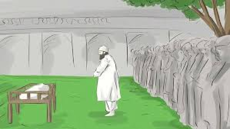 সাংবাদিকের মা রাবেয়া খাতুনের জানাজা অনুষ্ঠিত...