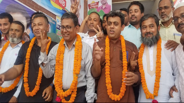 ভোলা প্রেসক্লাব সভাপতি অনু, সম্পাদক লিটন নির্বাচিত...