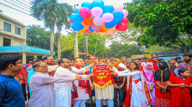 চাঁপাইনবাবগঞ্জে নানা আয়োজনে বর্ষবরণ...