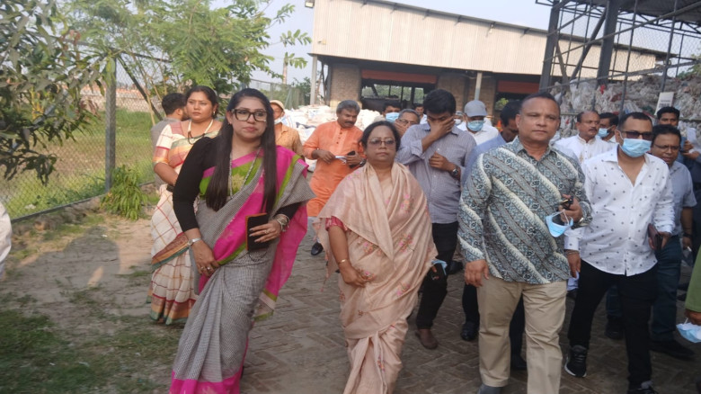 ফরিদপুর বর্জ্য শোধনাগার প‌রিদর্শন করলেন বিসিসি প্র...