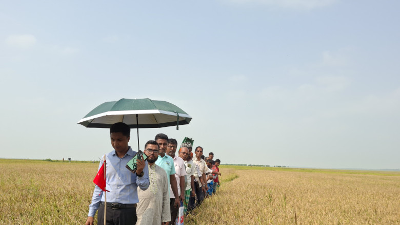 ধর্মপাশায়  অবৈধ দখলে থাকা ৮৫ একর খাসজমি উদ্ধার...