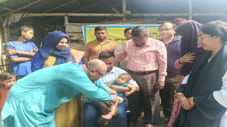ঝিনাইদহে হাম রুবেলা টিকাদান শুরু...