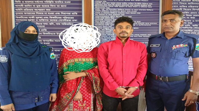লালপুরে ইমো হ্যাকার সাগর স্বস্ত্রীক আটক ১০ পিস ইয়া...