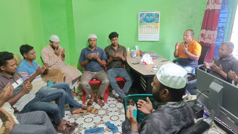 সাংবাদিক কোহিনুরের সহধর্মিনীর সুস্থতা কামনায় কয়রা ...