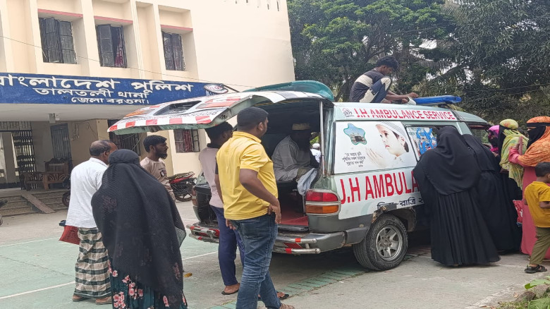 তালতলীতে খোলর মাঠে গরুর বাছুর ঢোকা নিয়ে মারধরে শি...