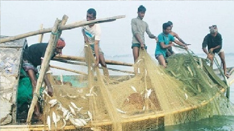 নিষেধাজ্ঞা শেষে মাছ শিকারে নামছে চাঁদপুরের জেলেরা...