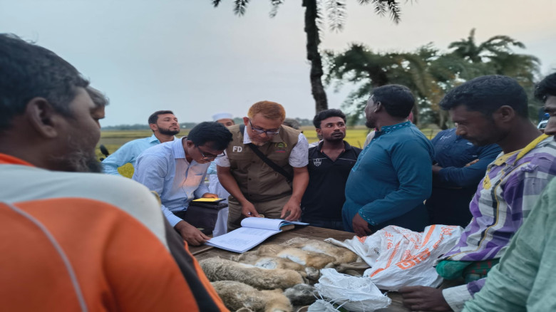 বন্য খরগোশ হত্যার দায়ে ৪ জনের কারাদণ্ড...