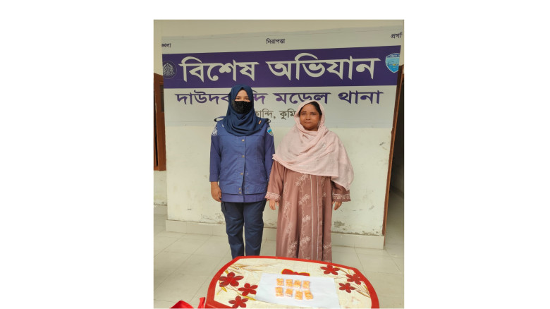 দাউদকান্দিতে পুলিশের অভিযানে ৪০০ পিস ইয়াবাসহ নারী...