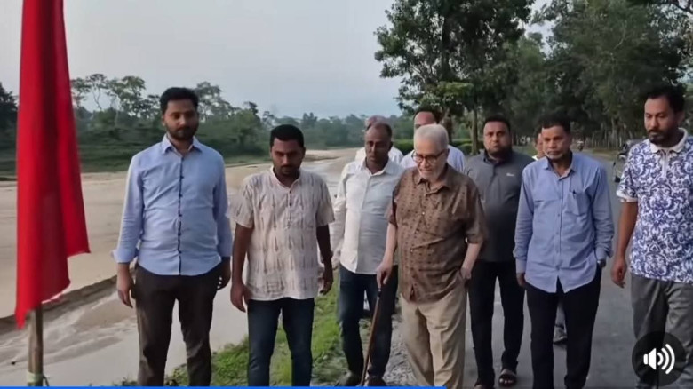 প্রাকৃতিক দুর্যোগ মোকাবেলায় জনগণের পাশে এস.এম. ফয়স...
