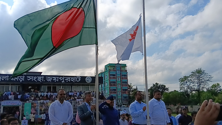 জয়পুরহাটে নতুন কুঁড়ি স্পোর্টস উদ্বোধন...