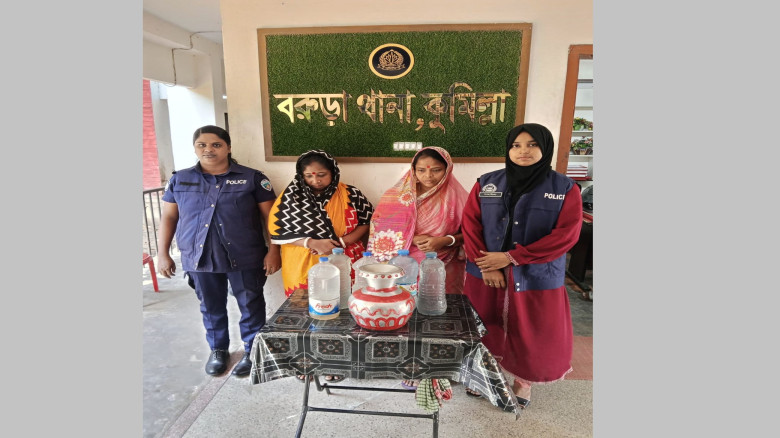 বরুড়ায় দেশীয় তৈরি চোলাই মদসহ ২ আসামী গ্রেফতার...