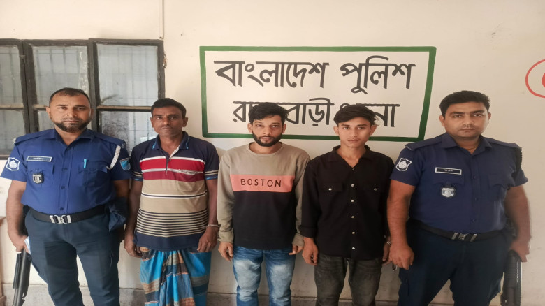 রাজবাড়ীতে বিভিন্ন মামলার পলাতক  ৮ আসামী গ্রেফতার...