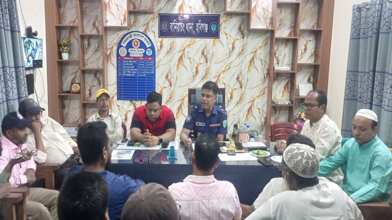 বানিয়াচংয়ে সাংবাদিকদের সাথে নবাগত ওসির মতবিনিময় সভ...