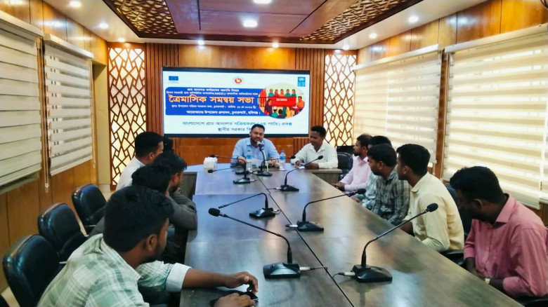 চুনারুঘাটে গ্রাম আদালত বিষয়ক ত্রৈমাসিক সমন্বয় সভা ...