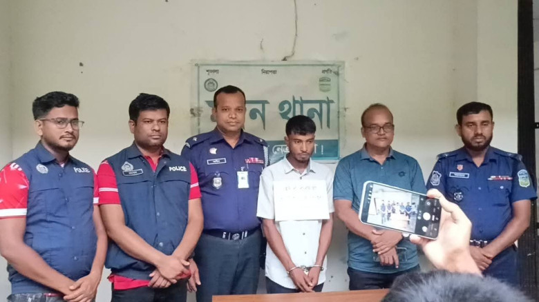 মদনে ১০০ পিস ইয়াবাসহ ১জন মাদক  কারবারি আটক...