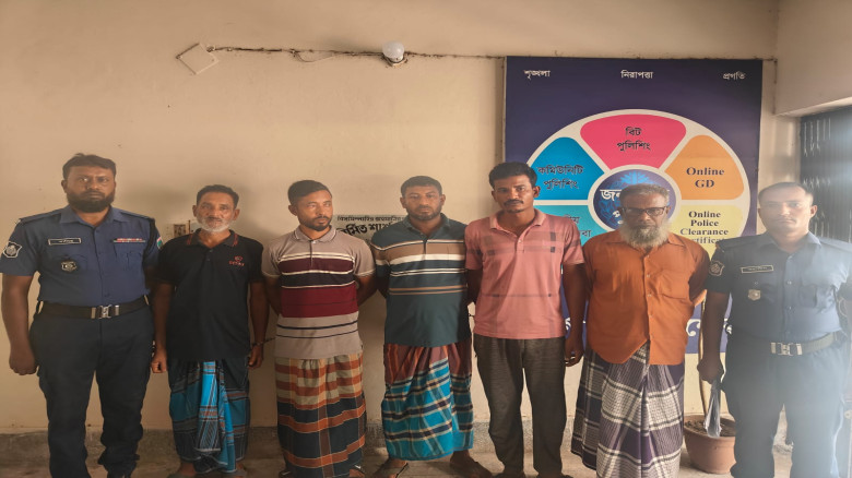 শার্শায় পরোয়ানাভুক্ত ৫ আসামি গ্রেপ্তার...