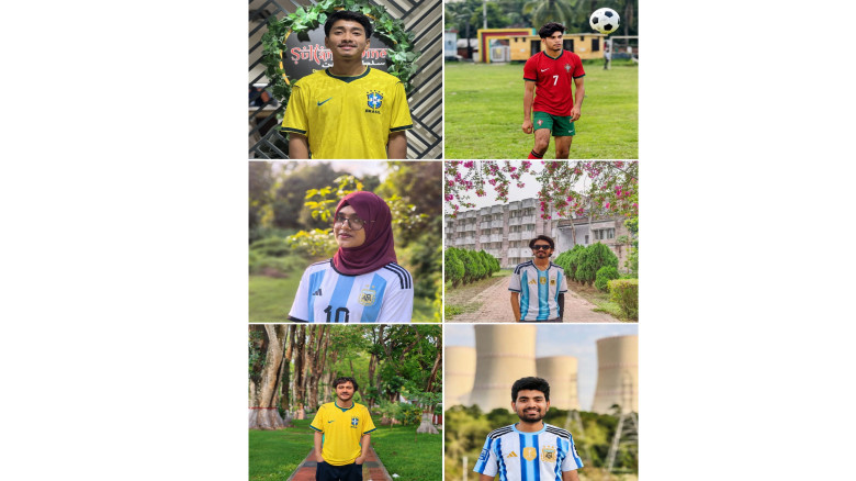 রাবি শিক্ষার্থীদের আবেগময় আপেক্ষায় এবারের ফুটবল বি...
