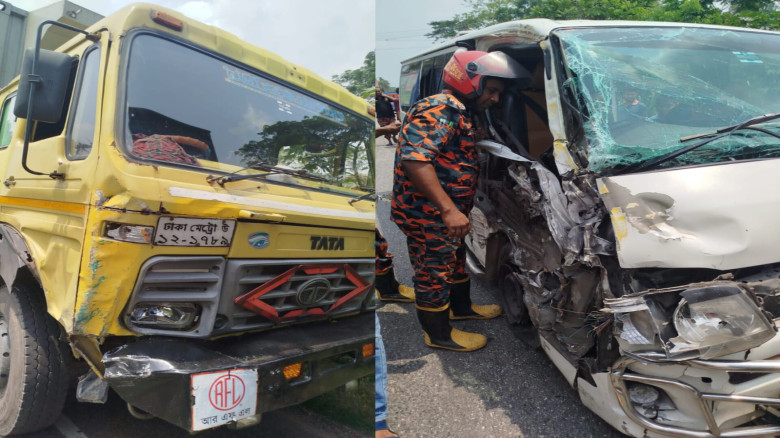 দক্ষিণ পালরদীতে ভয়াবহ সড়ক দুর্ঘটনা: নারী-শিশুসহ এক...