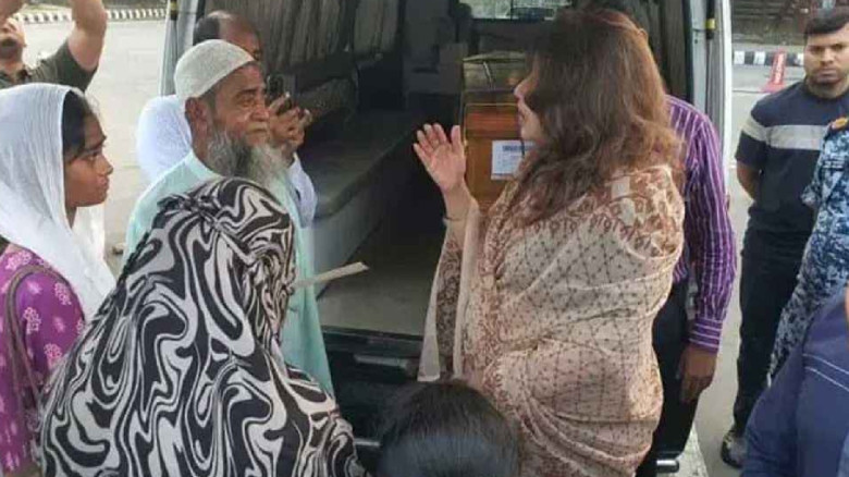 দেশে ফিরল ইরাকে নিহত শ্রাবনের মরদেহ...