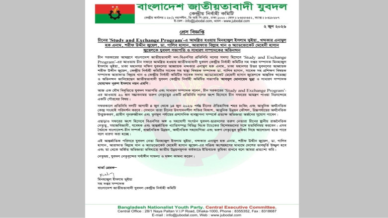 চীনের আমন্ত্রণ পাওয়া বিএনপির প্রতিনিধি দলের সদস্যদ...