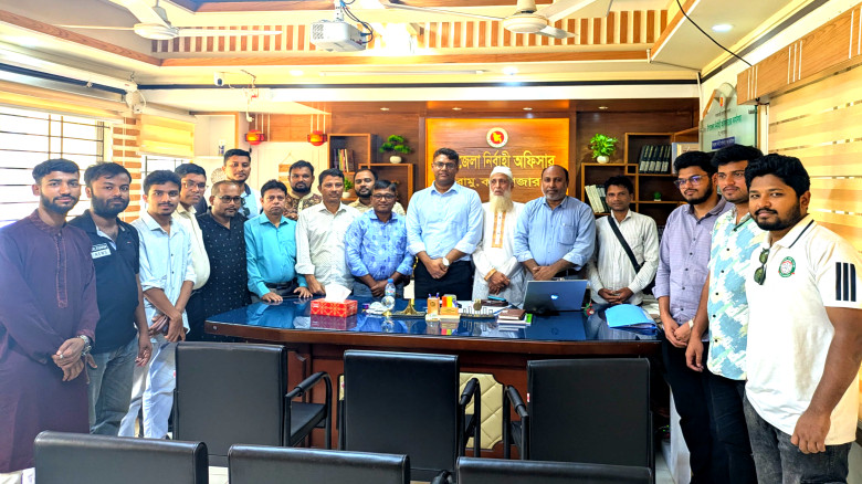 রামু প্রেস নেতৃবৃন্দের সাথে নবাগত ইউএনও'র সৌজন্য স...