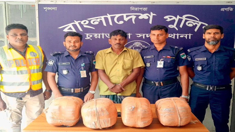 ১৬ কেজি গাঁজাসহ চুয়াডাঙ্গায় মাদক ব্যবসায়ী গ্রেফতার...