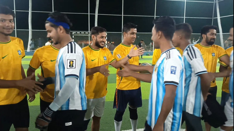 নোয়াখালীতে ছাত্রদল নেতাদের অংশগ্রহণে আর্জেন্টিনা-ব...