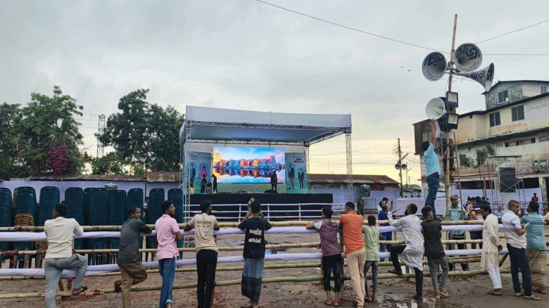 চকরিয়ায় প্রধান মন্ত্রী আসছেন কাল : সমাবেশ স্থল পরি...