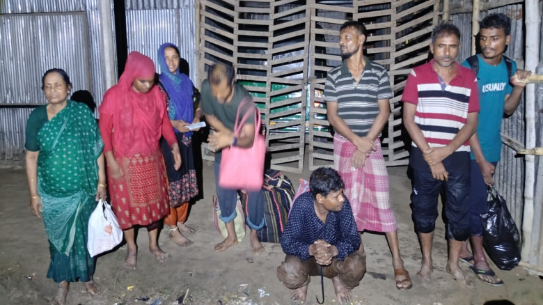 ১১ জনকে পুশ ইনের চেষ্টা রুখে দিল বিজিবি...