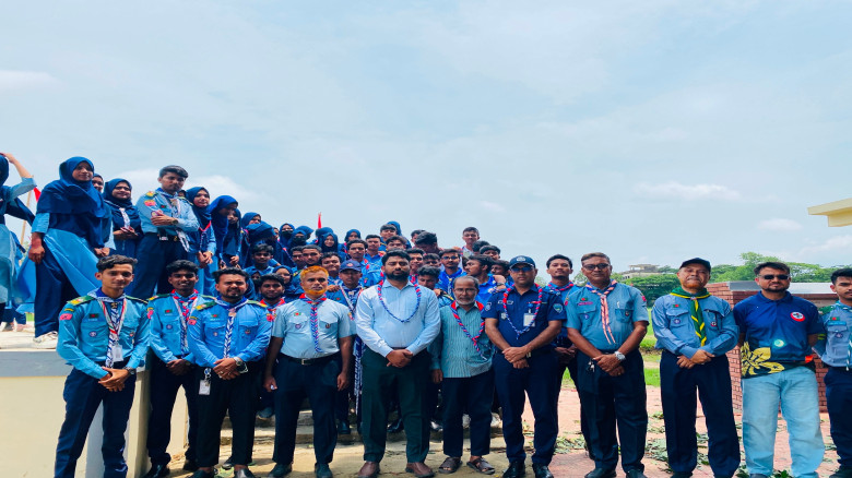 পেকুয়ায় রোভারদের দীক্ষাদানের মধ্য দিয়ে শেষ হলো ...