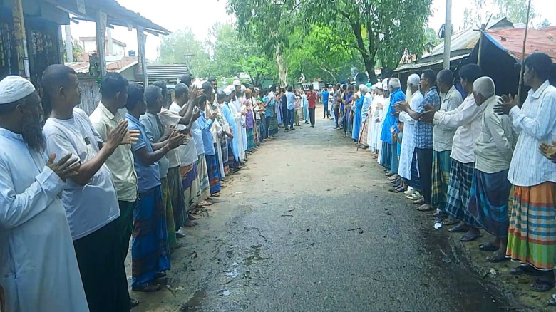 ঝিনাইগাতীর কাংশা ইউনিয়ন ভবন স্থাপনের দাবিতে আয়নাপু...