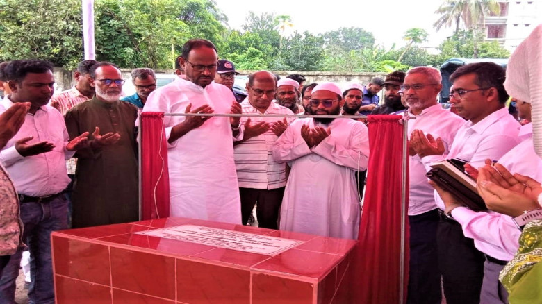টাঙ্গাইলে উচ্চ জলাধার নির্মাণ কাজের ভিত্তিপ্রস্তর ...