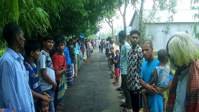ঝিনাইগাতীর কাংশা ইউনিয়ন ভবন কাংশা গ্রামে স্থাপনের ...