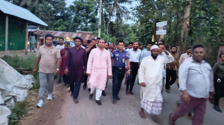 চন্দনাইশে রাউলিবাগ বাইতুল আমান জামে মসজিদ পরিদর্শন...