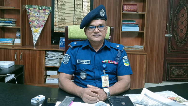 কেন্দুয়ায় নবাগত অফিসার ইনচার্জ ওসি মুহাম্মদ তরিকুল...