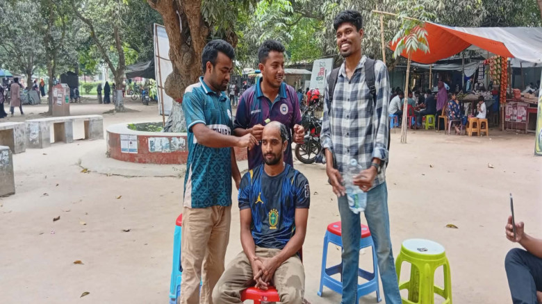 আর্জেন্টিনার জয়ে মাথা নেড়া করলেন রাবির ব্রাজিল সমর...