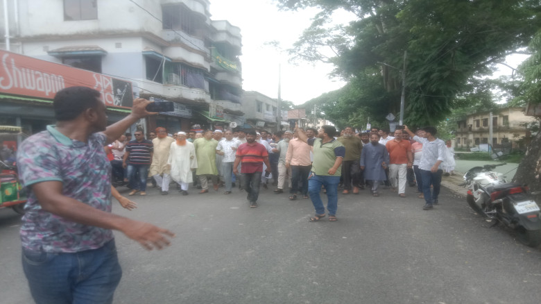 আমতলীতে বিএনপির বিক্ষোভ মিছিল...