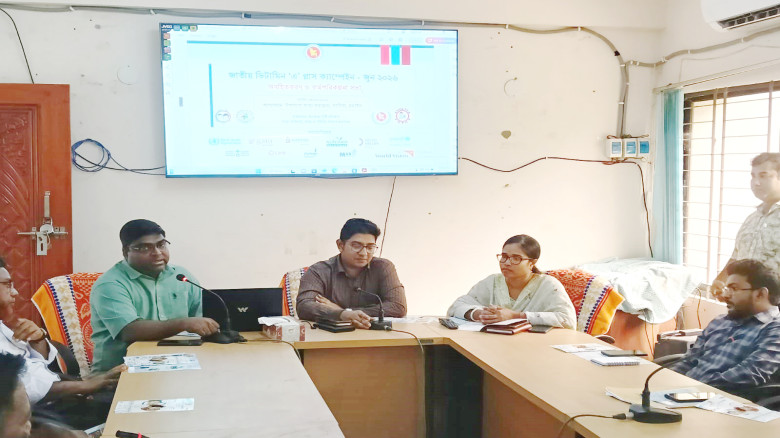 কালিয়ায় জাতীয় ভিটামিন-এ প্লাস ক্যাম্পেইন উপলক্ষে উ...