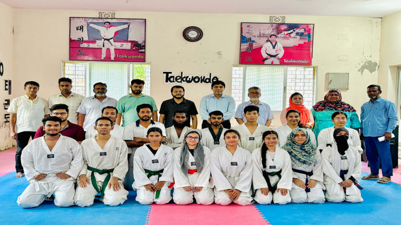 রাবিতে প্রথম আন্তঃবিশ্ববিদ্যালয় তায়কোয়ানডো আসর, অং...