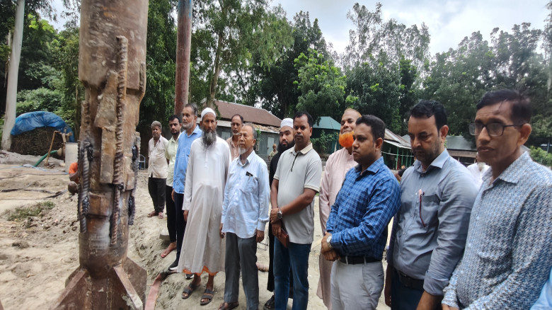 চৌহালীতে দুর্যোগ মোকাবিলায় আধুনিক বন্যা আশ্রয় কেন্...