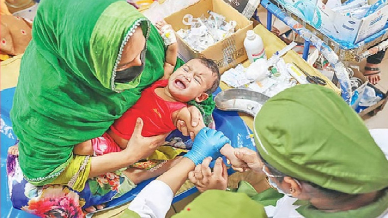 হাম ও উপসর্গে নিয়ে আরও সাত শিশুর মৃত্যু...
