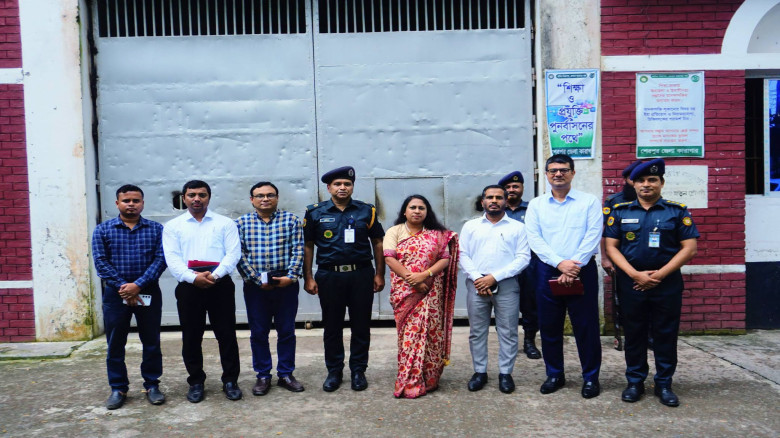 শেরপুর জেলা প্রশাসকের  কারাগার পরিদর্শন...