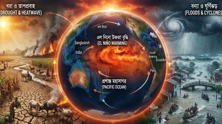জোরালো হচ্ছে ‘এল নিনো’...