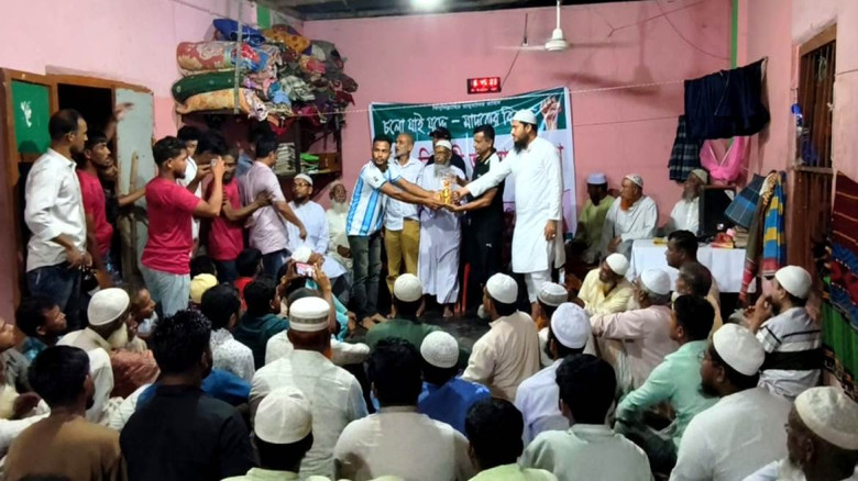 মাদকমুক্ত সমাজ বিনির্মাণে আলোচনা ও প্রীতি ফুটবল ম্...