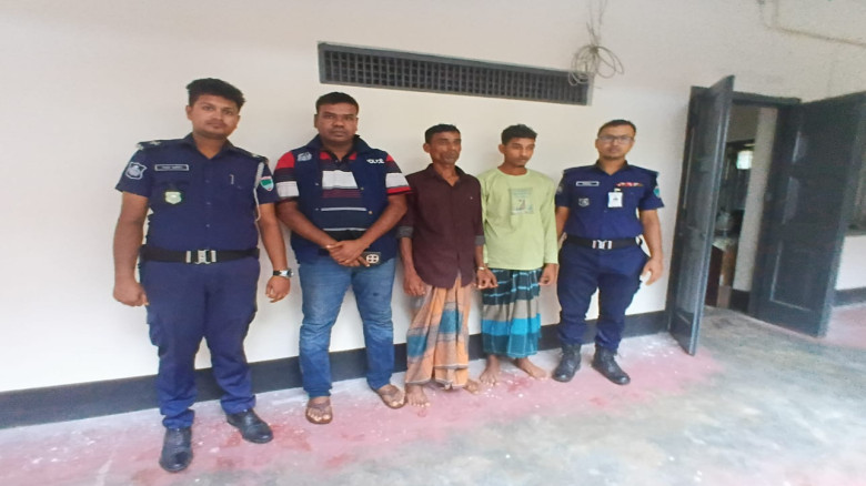 হত্যা মামলার দুই পলাতক আসামি গ্রেপ্তার, কালীগঞ্জ থ...