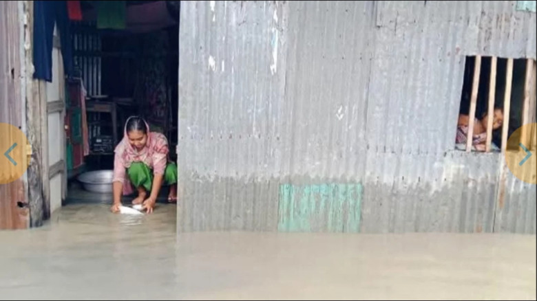 ‎জোয়ারের পানিতে  অবরুদ্ধ মনপুরা, বিদ্যুৎ  ও খাদ্য...