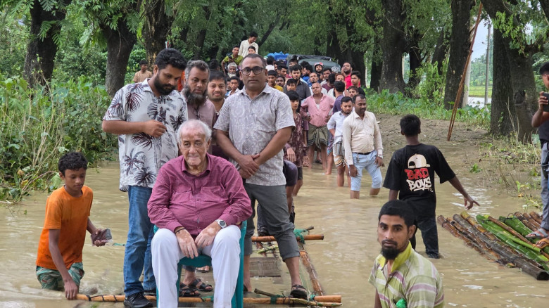 বন্যাকবলিত আলীকদমে এমপি সাচিং প্রু জেরী, ক্ষতিগ্রস...