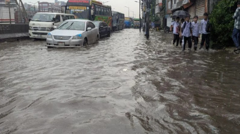 রাজধানীতে ২০০৯ সালের পর সর্বোচ্চ বৃষ্টিপাতের রেকর্...