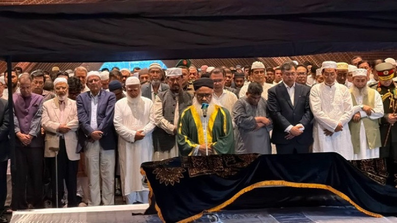 সংসদ চত্বরে চিরনিদ্রায় সাবেক স্পিকার ব্যারিস্টার জ...